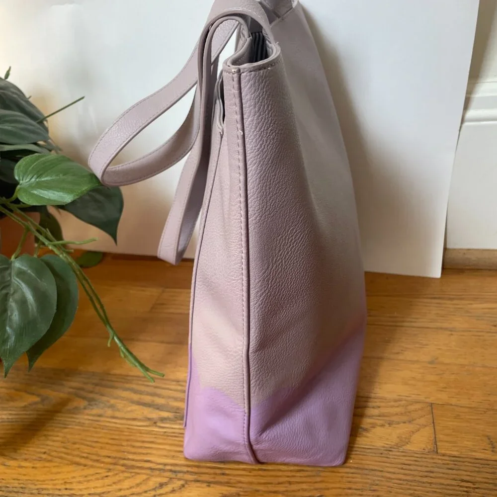 Kate Spade Lita Street Scallop Andrea leather tote Lilac/Lavender - Picture 4 of 12